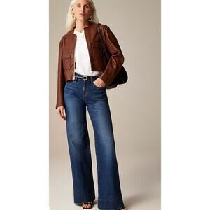 J Crew Low Rise Denim Trouser Jeans 27 27P P27 J.Crew
